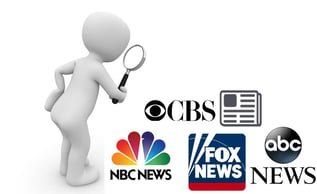 Figure looking at news organizations